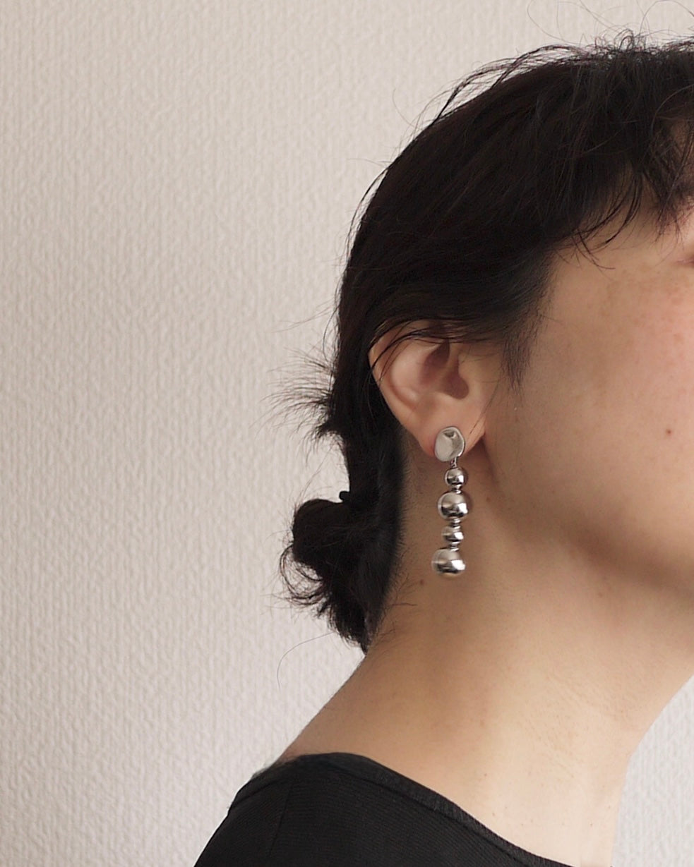 アクセサリー rippmonster Crystal silver ball pierce UNKNOWN. U340 