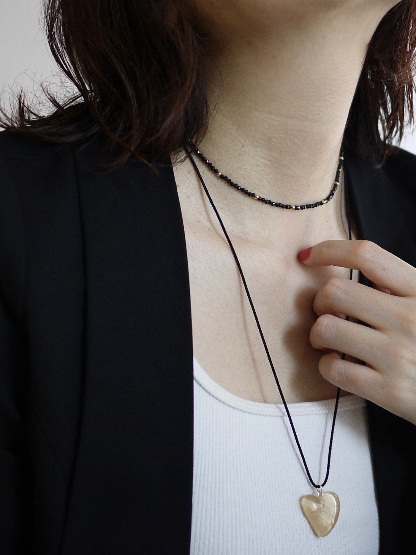 Black Stone Necklace ＊＊＊