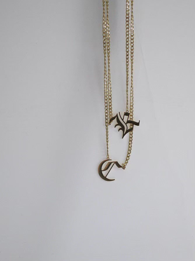 Calligraphy necklace＊＊＊