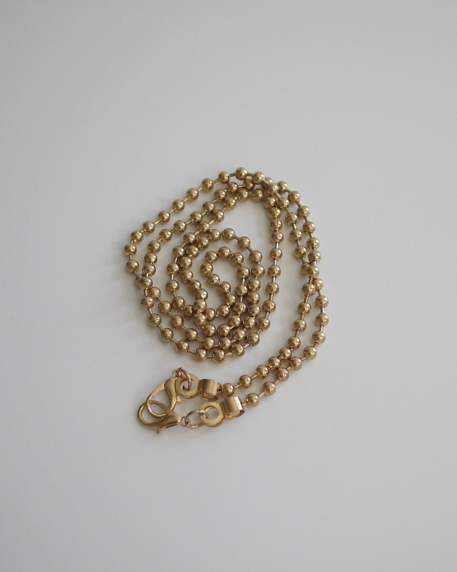 matte gold ball chain＊＊＊