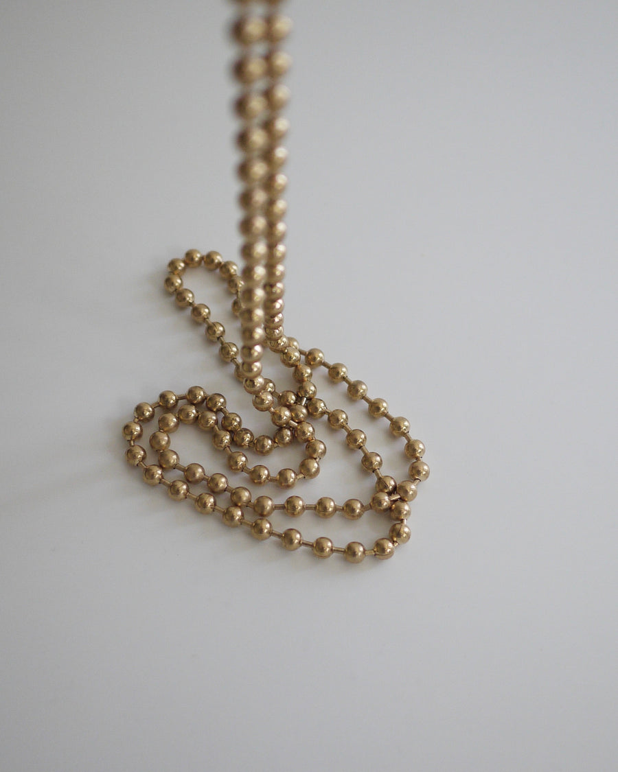 matte gold ball chain＊＊＊