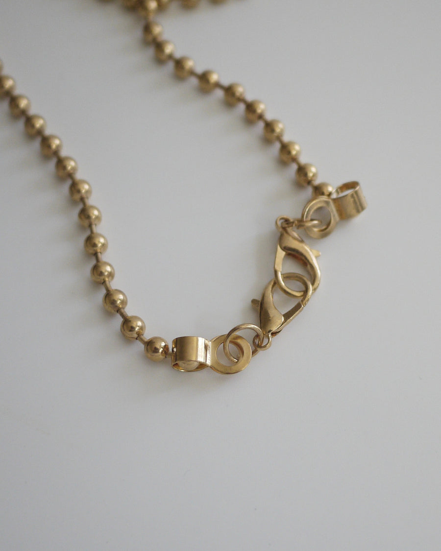 matte gold ball chain＊＊＊