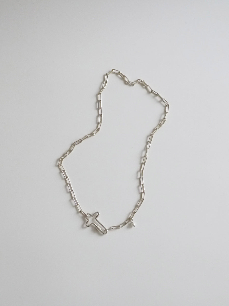 Cross Chain & Pearl Necklace ＊＊＊
