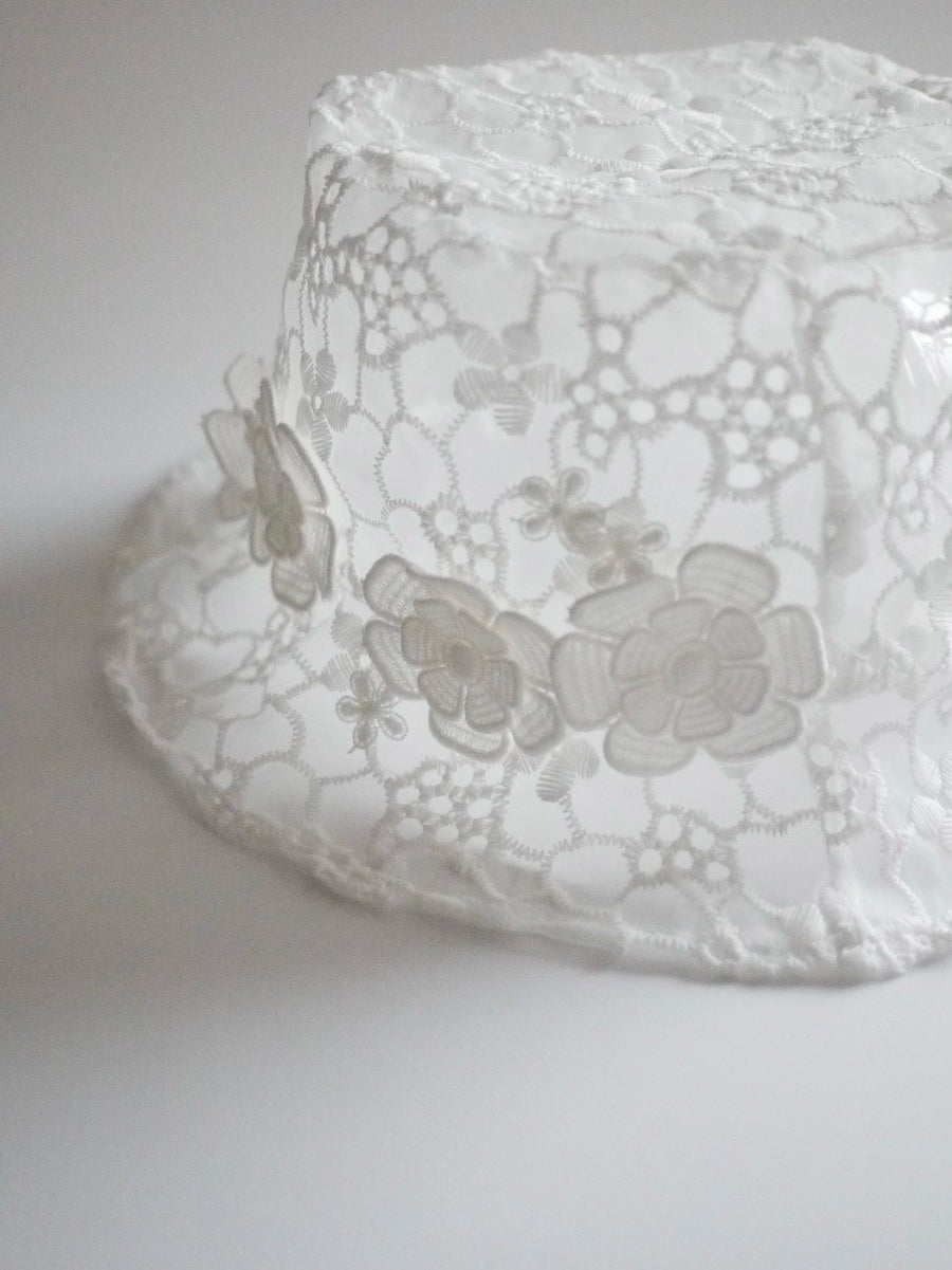 Embroidered lace hat