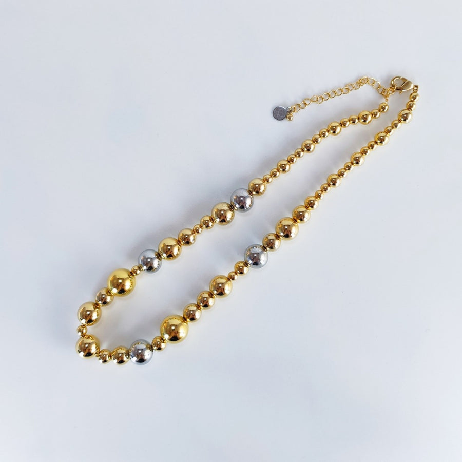 ball chain necklace gold